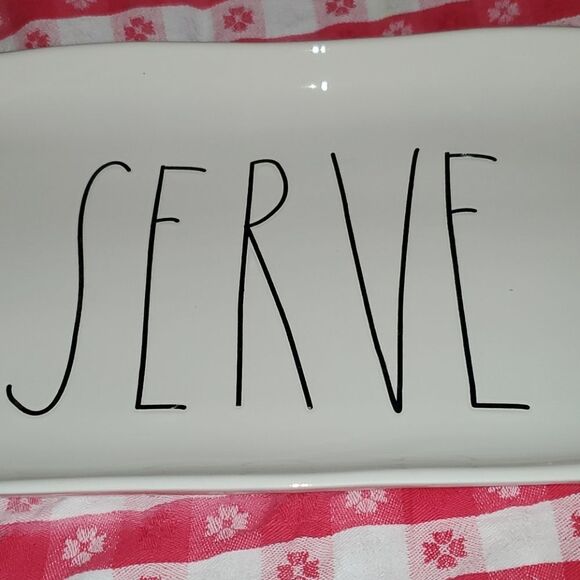 Rae Dunn by Magenta SERVE Platter Rectangle NWOT - Picture 2 of 6